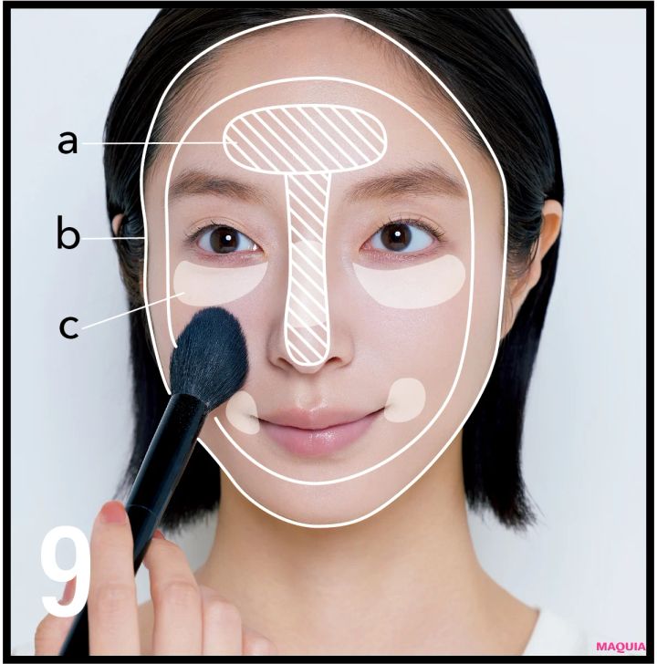 鈴木えみ ベースメイク AI肌 3種類のパウダーで質感をコントロール