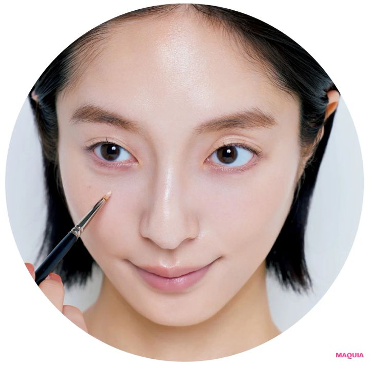 鈴木えみ ベースメイク AI肌 クマカバーのポイント