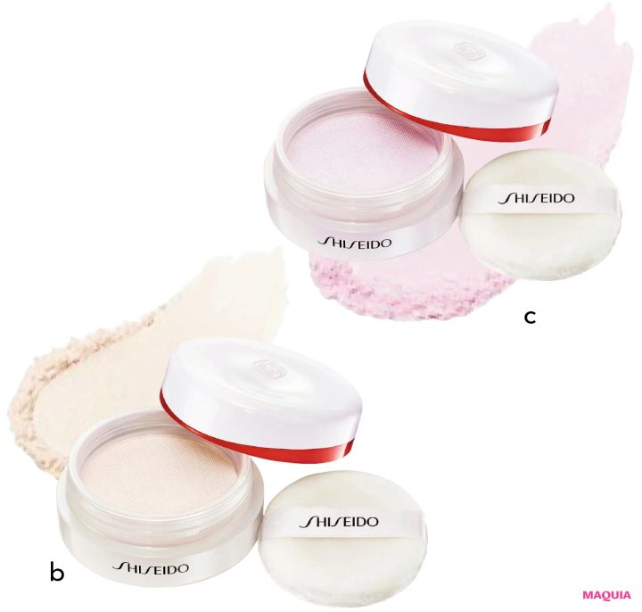 鈴木えみ ベースメイク AI肌 SHISEIDO エッセンス スキンセッティング パウダー 01 03