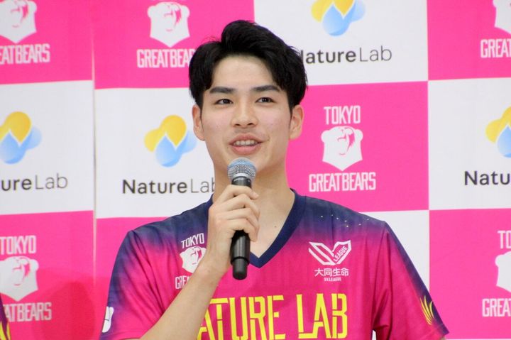 東京グレートベアーズに新規加入した川野琢磨