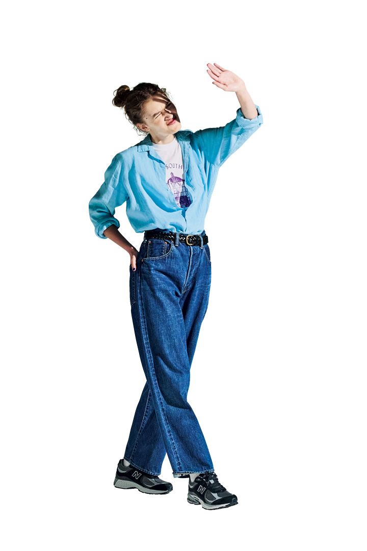 ワイドデニムのボリューム感でコーデにメリハリをつけて。おすすめコーデ4選