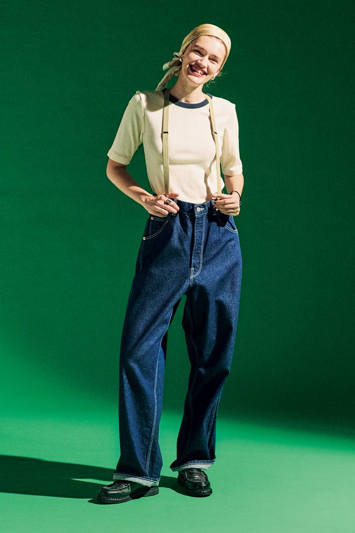 ワイドデニムのボリューム感でコーデにメリハリをつけて。おすすめコーデ4選