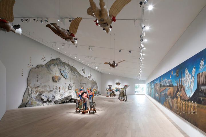 香川 直島 「直島新美術館 開館記念展示―原点から未来へ」展示風景、2025年 写真：来田猛