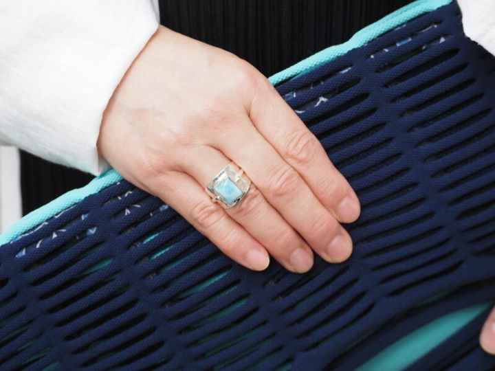 ラリマーのリング