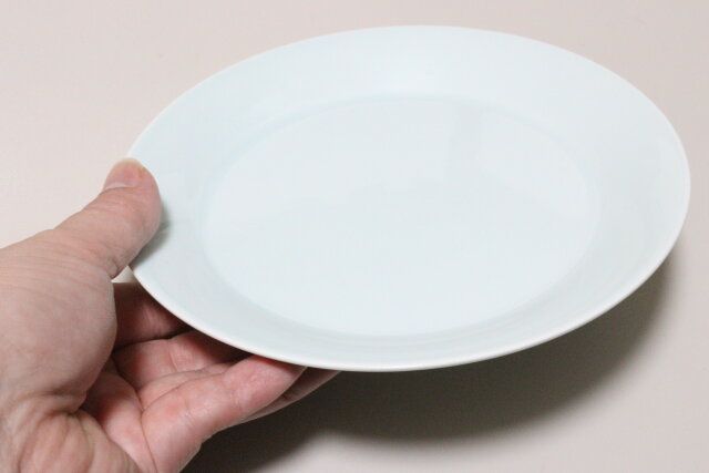 景徳鎮ニューボン青磁丸皿 色合い