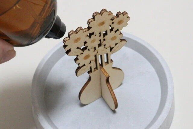 ウッドアロマフラワースタンド 使用例