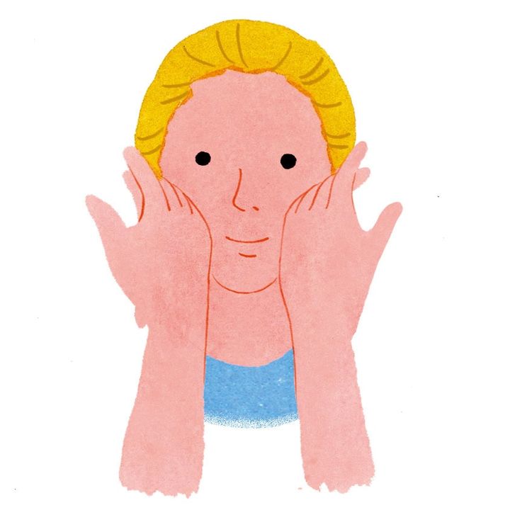 季節の変わり目の敏感・ゆらぎ肌スキンケアのポイント ①肌温度チェック＆冷水洗顔