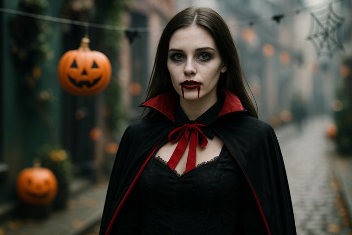 大人の心理テストバンパイア仮装