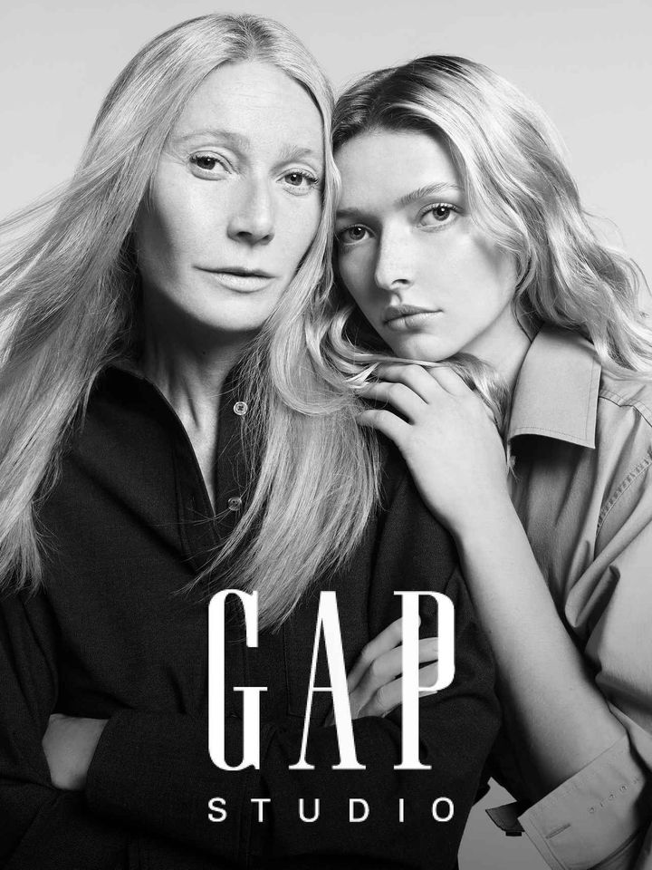 画像: 「GapStudio Fall/Winter 2025 Collection 03」のキャンペーンモデルに起用されたグウィネス・パルトロー母娘 出典：GapStudio Fall/Winter 2025 Collection 03