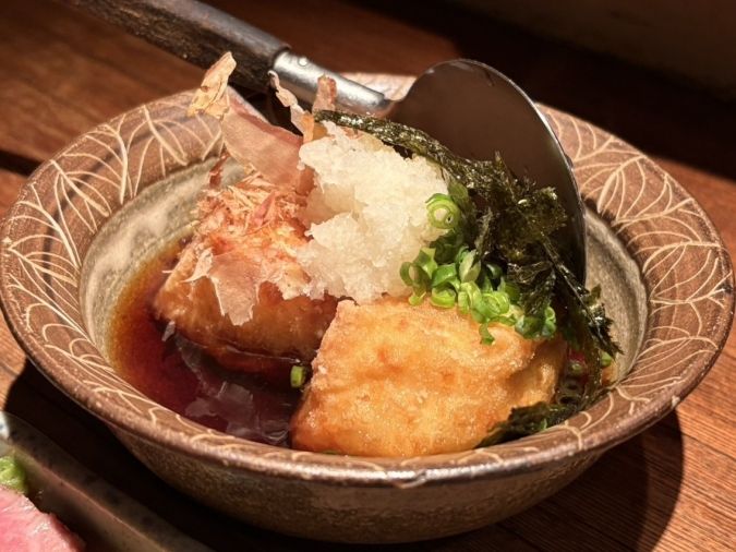 夢玄 チーズ豆腐の揚出し