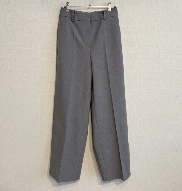 PLSTグレーワイドパンツ