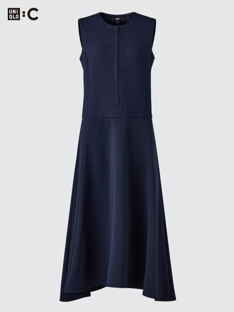 2025秋冬ユニクロレディースハーフジップワンピース