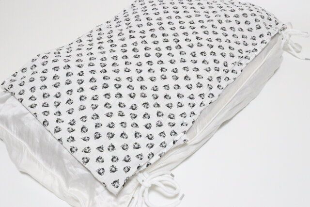 セリア タオルがズレない枕ひも 2本組 使用例 枕 タオル