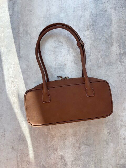 GU ワイドボストンバッグ DARK BROWN