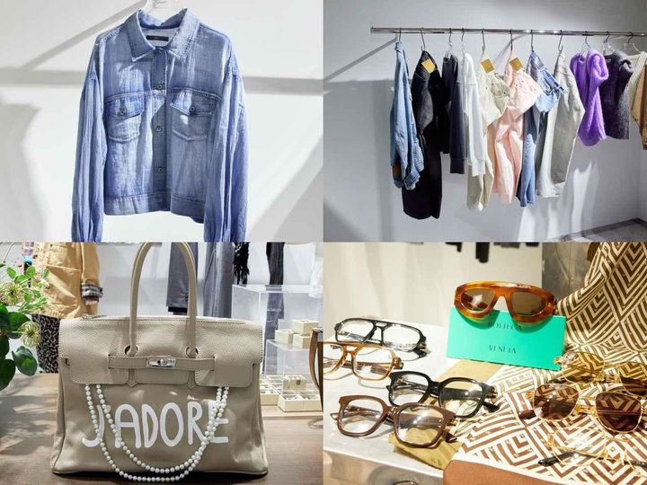 画像: シャツ￥27,500、バッグ￥57,200、デニム ￥49,500～￥61,500