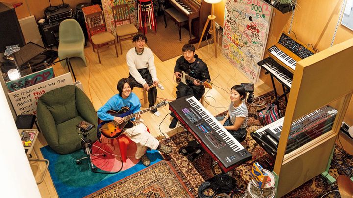 地下のスタジオ