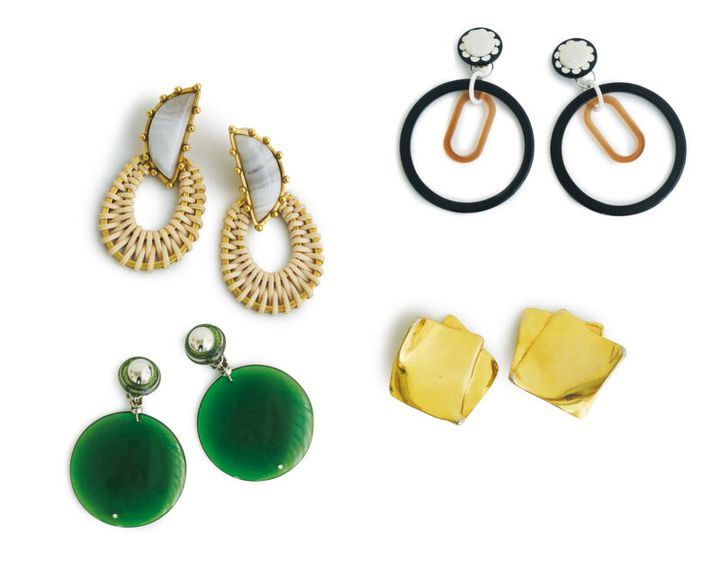 左上のラタンはアデルビジュー、右上、左下はネコアフロ、右下はヴィンテージ。