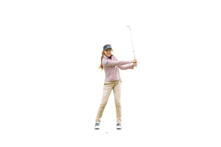 アイアンの“真芯”でミートする方法！女子プロが解説