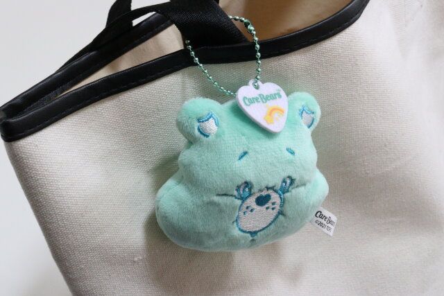 マスコットキーホルダー（ケアベア、フェイス、C） 使用例