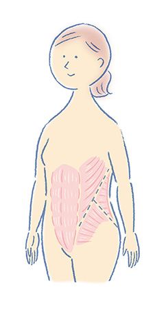 ぽっこりお腹を解消するドローインのやり方