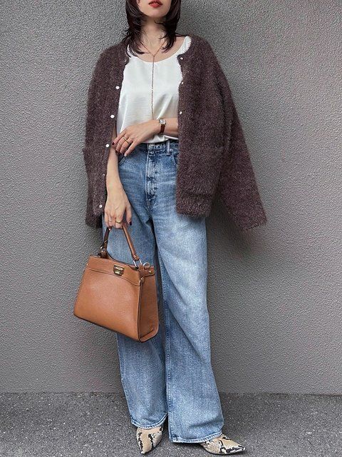 カーディガンコーデ3