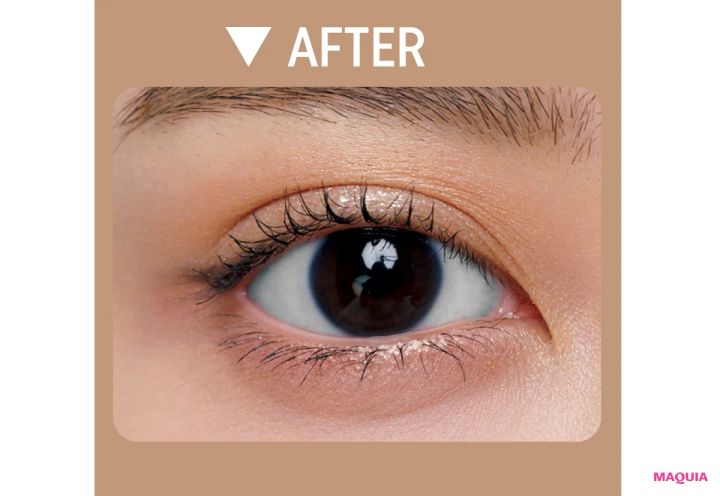 アイメイク 二重 長井かおり 仕上がり アフター