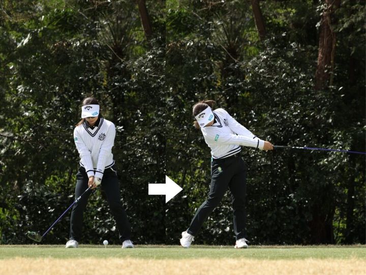 女子プロ3人の飛ばしメカニズムを解説！クラブを「走らせて飛ばす」