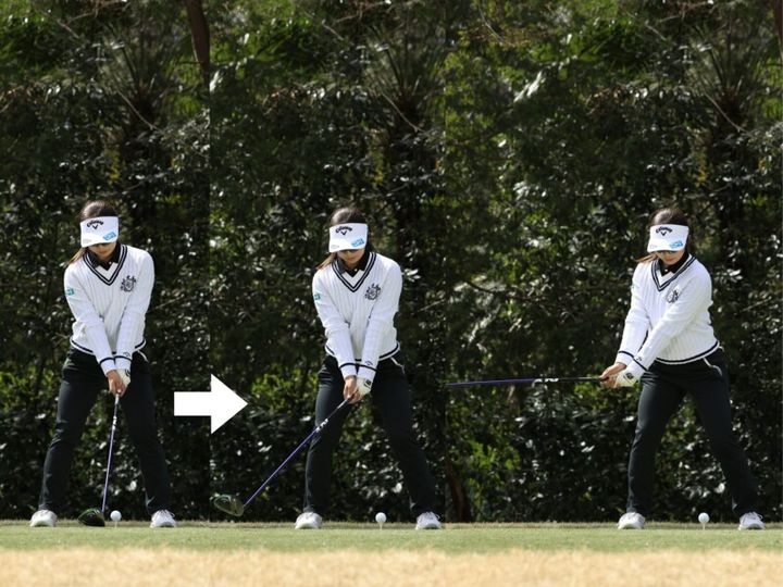 女子プロ3人の飛ばしメカニズムを解説！クラブを「走らせて飛ばす」