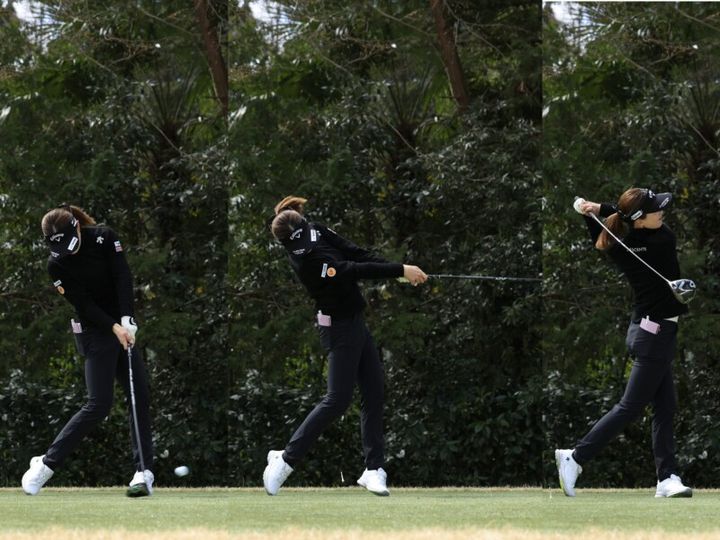 女子プロ3人の飛ばしメカニズムを解説！クラブを「走らせて飛ばす」