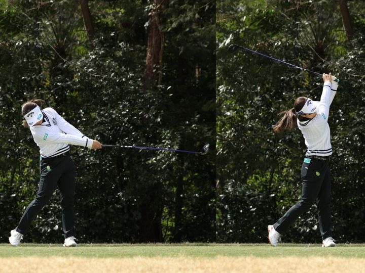 女子プロ3人の飛ばしメカニズムを解説！クラブを「走らせて飛ばす」
