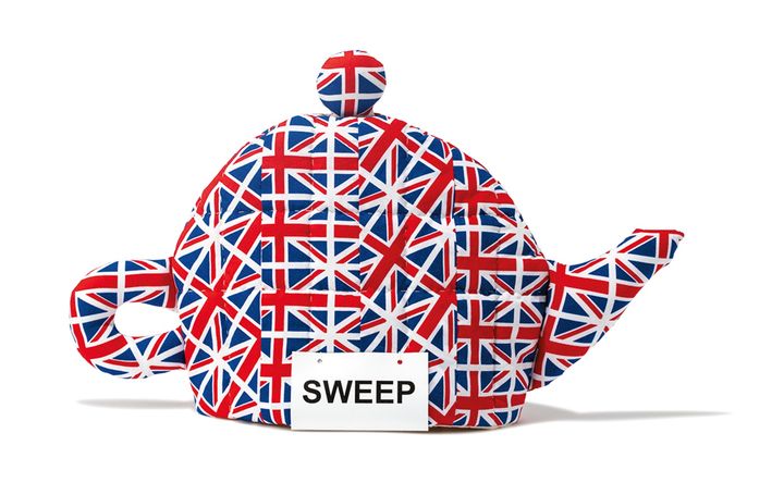 ティーポット型×ユニオンジャックが新鮮