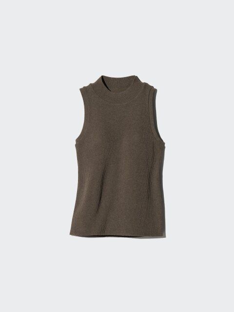 2025秋冬ユニクロ女性ウォッシャブルニットブラトップ