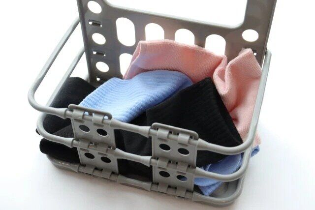 ダイソー 折り畳み式ランドリーバスケット