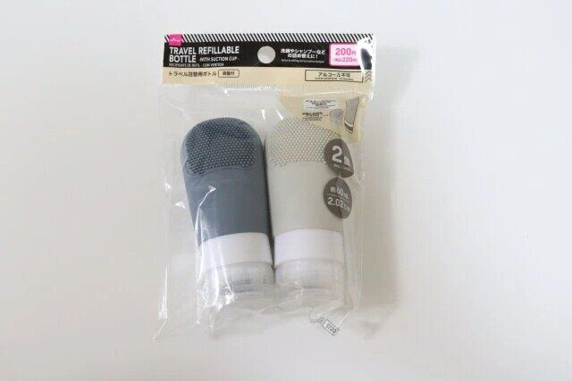 ダイソー トラベル詰替用ボトル 吸盤付 パッケージ