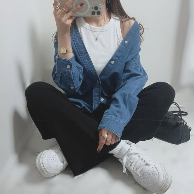 UNIQLOの「ウォッシャブルニットリブパンツ」