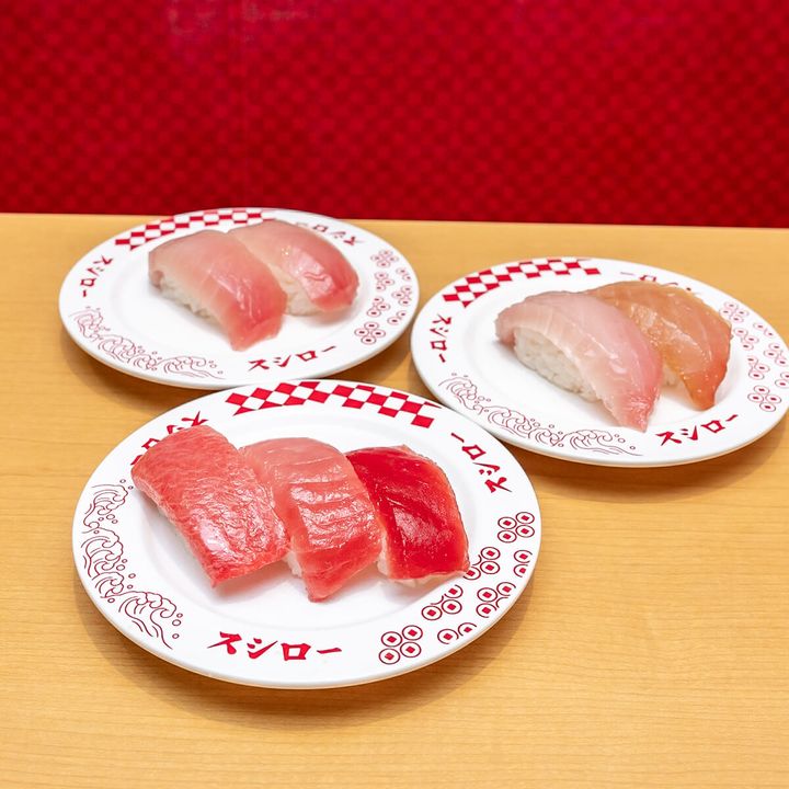 スシロー「本鮪3貫盛り」