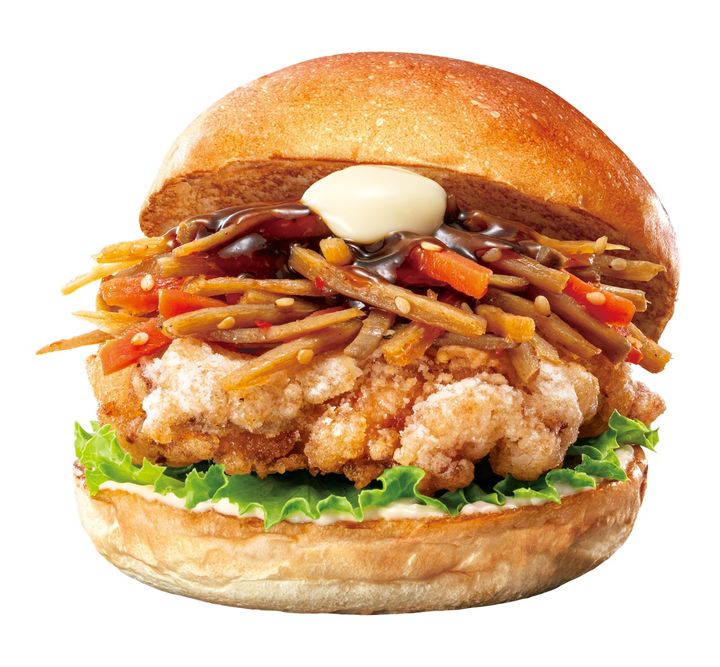 鶏ごぼうバーガー