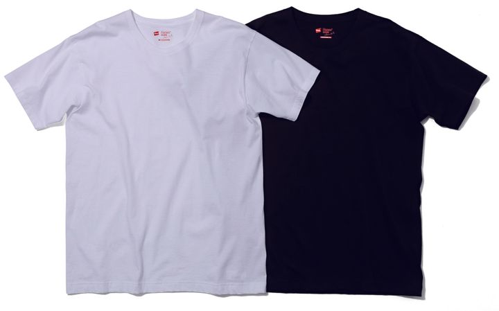 ジャパンフィット【2枚組】クルーネックTシャツ ¥3,630／HANES