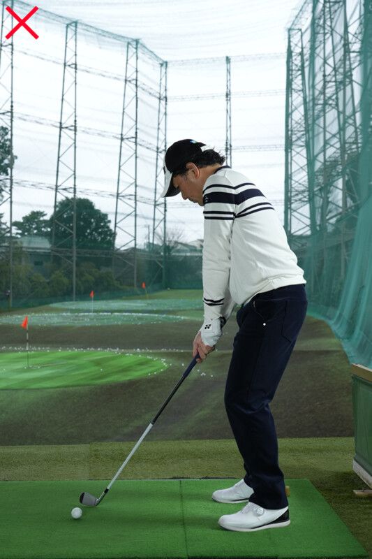 ダフりを防ぐには？体の回転と手元の位置に注目しよう！