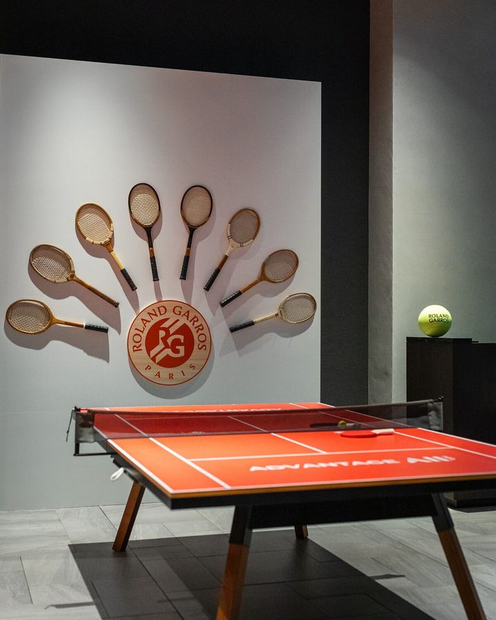 テーブルテニスでローラン ギャロスの世界に浸る