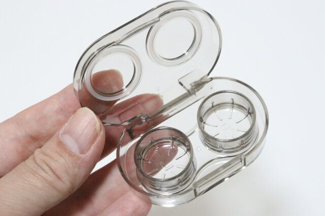 ダイソー コンタクトケースセット（クリア） ケース