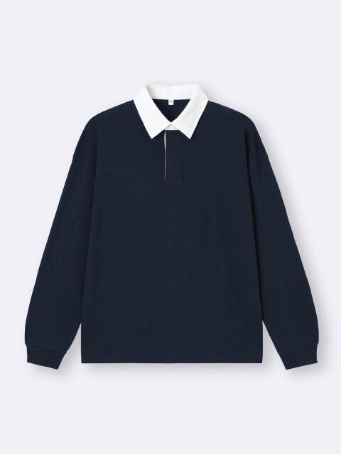 2025GU値下げ秋女性おすすめラガーシャツ