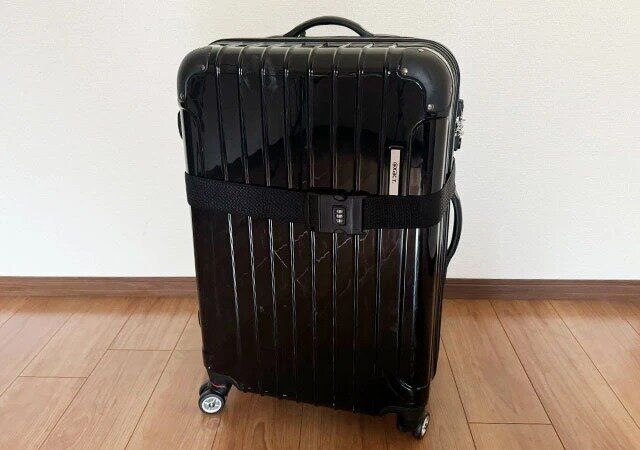 ダイソーのスーツケースベルト