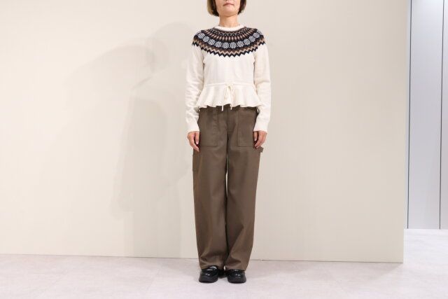 GUのペプラムニットプルオーバー by rokh +X3