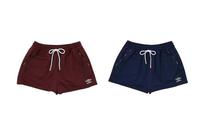 画像: アンブロ パイピングトラックショーツ（ボルドー / ネイビー）各￥11,000 出典：MOUSSY