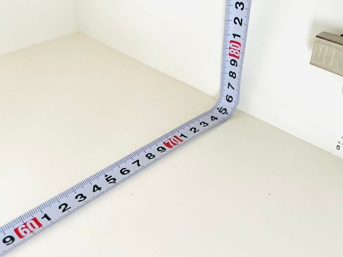 棚の内寸がピタッと測れる！身近な文房具でできるメジャー計測の裏ワザが天才的♡
