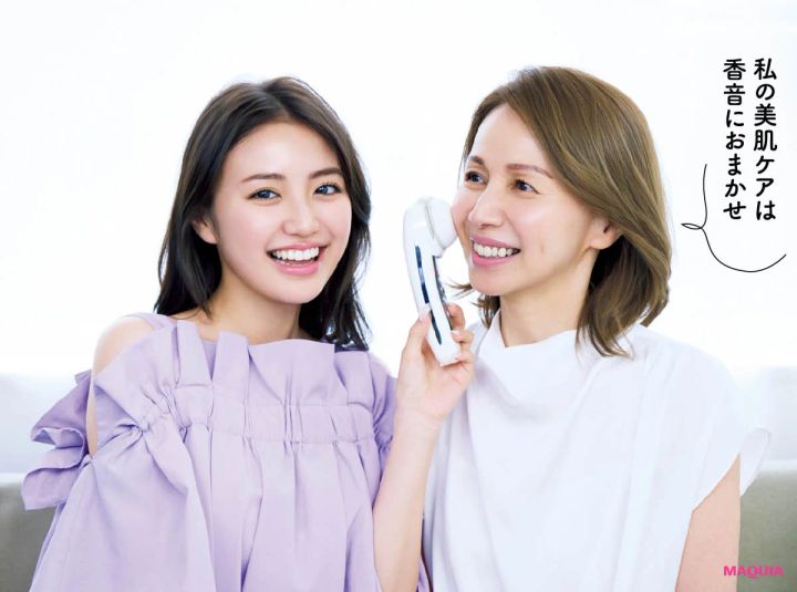 野々村ファミリー 野々村俊恵 香音 くつろぎホームエステ 美顔器