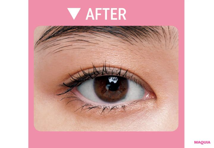 アイメイク 奥二重 長井かおり 仕上がり アフター