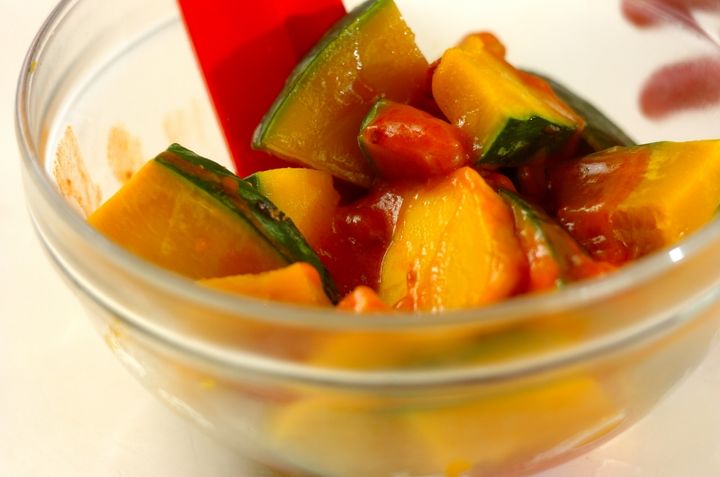 カボチャのチーズ焼きの作り方1