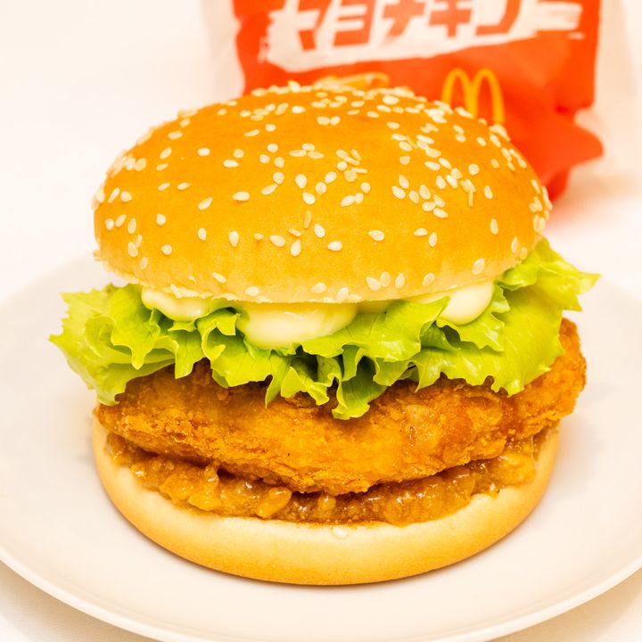 油淋鶏マヨチキン 撮影